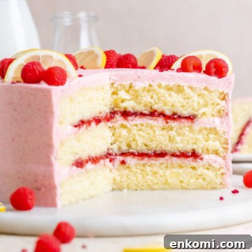Lemon Raspberry Layer Cake Recipe for Spring Gatherings 14 img 16803 13