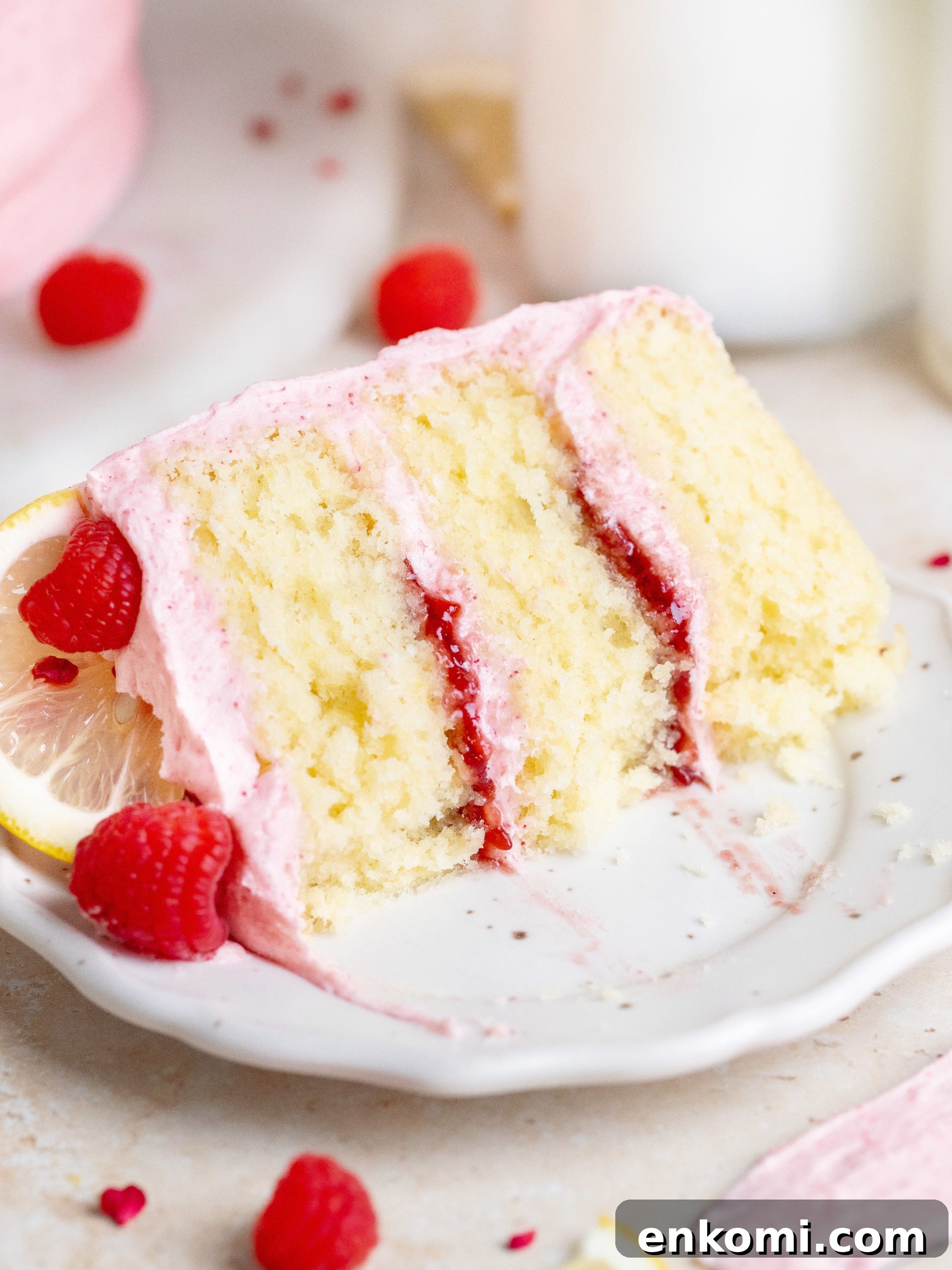 Lemon Raspberry Layer Cake Recipe for Spring Gatherings 9 img 16803 8
