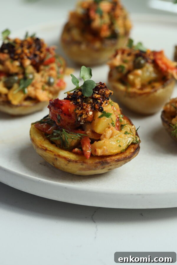 Creamy Lemon Martini with Olive Brine Twist 8 lobster salad stuffed potatoes