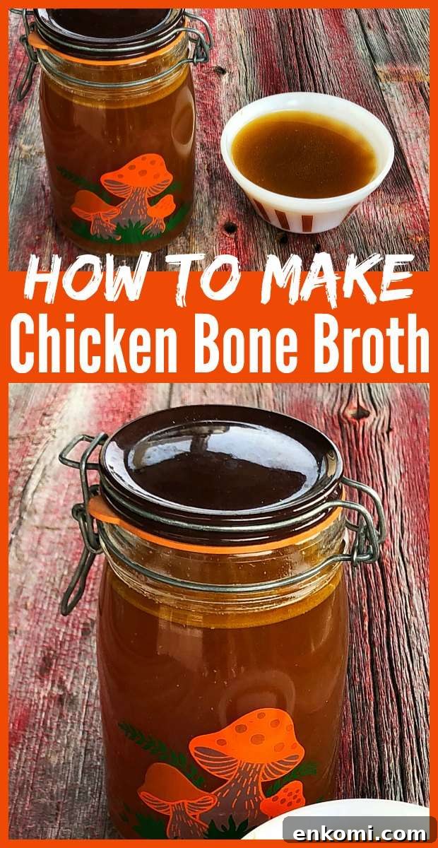 Homemade Chicken Bone Broth Recipe for Rich Flavor and Nutrition 5 How to Make Chicken Bone Broth #lowcarb #keto #bonebroth #bone #broth #chicken #diet