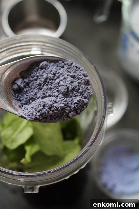 Mango & Cherry Butterfly Pea Smoothie Recipe with Natural Color Boost 11 butterfly pea flower healthy smoothie