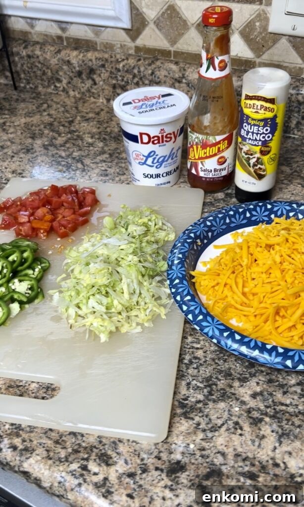 Toppings bar