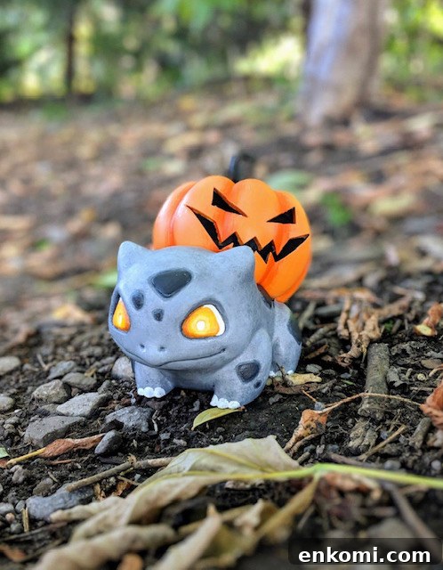 Pumpkin on Bulbasaur's back