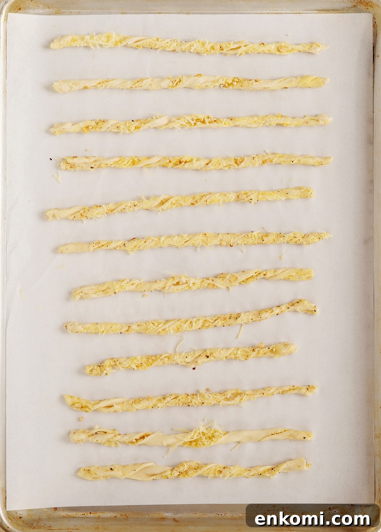 Cheese straws before baking // FoodNouveau.com
