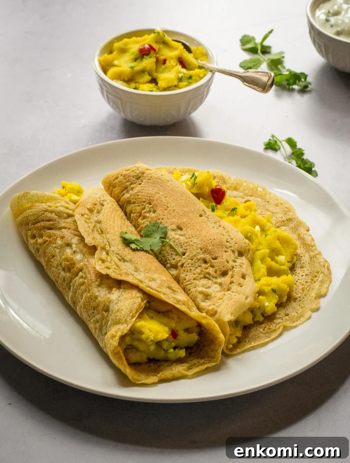Indian Gram Flour Pancakes
