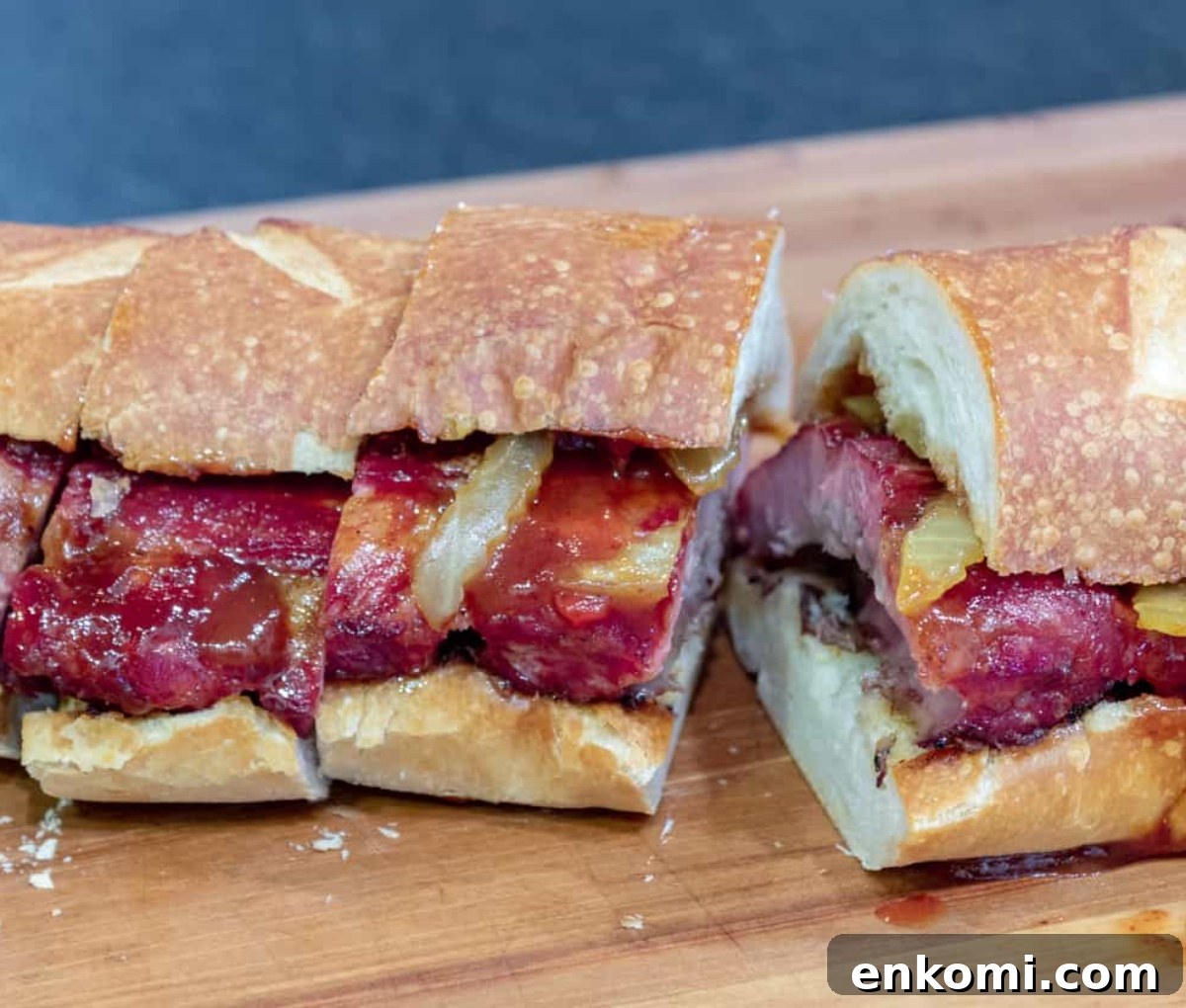 Mc Rib sandwich cup up 