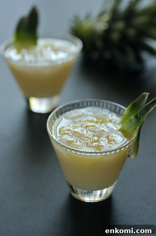 Chilled Pineapple and Rice Drink (Horchata de Piña) 2 Fresco De Piña y Arroz