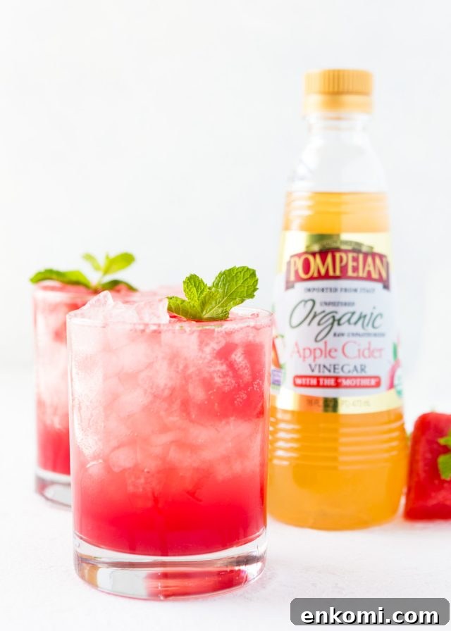 Watermelon Mint Spritzer Drink