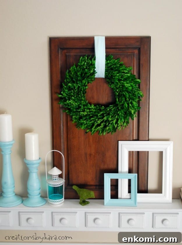 Spring Wall Shelf Decor Ideas to Refresh Your Space 4 Aqua and White Shelf Decor