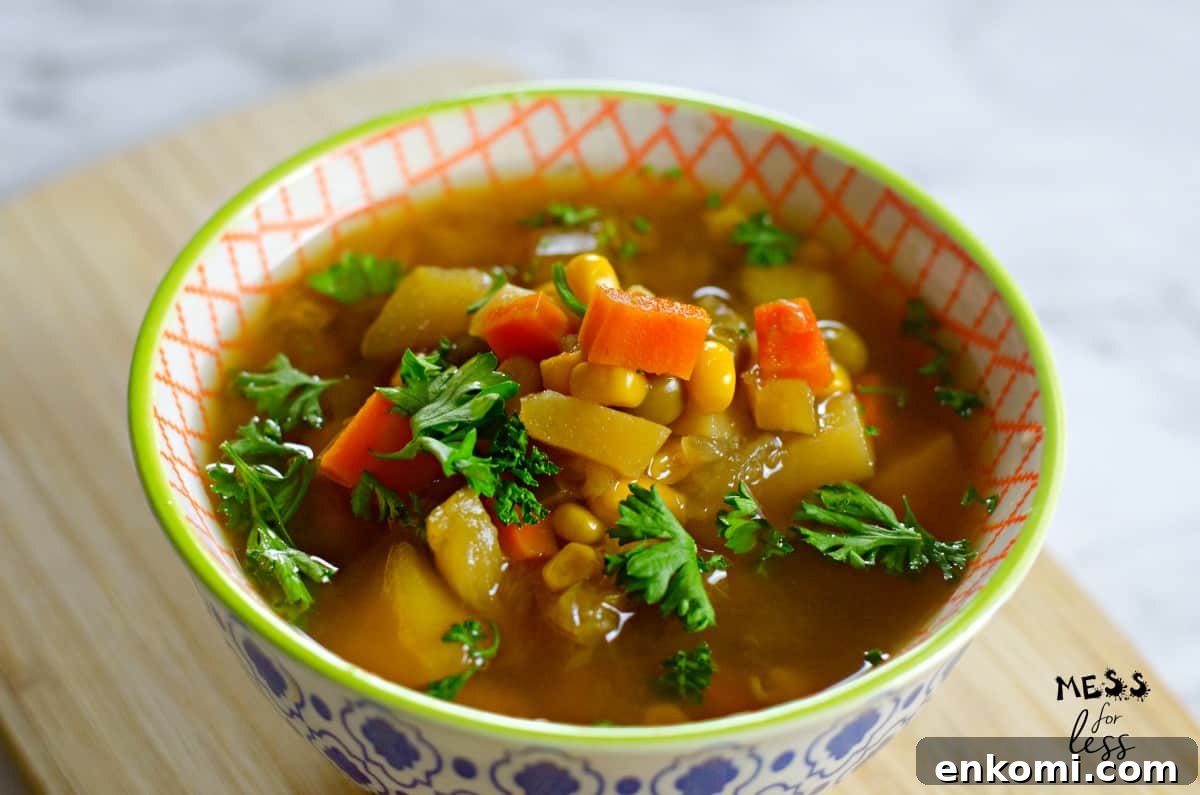 Corn and Zucchini Instant Pot Soup