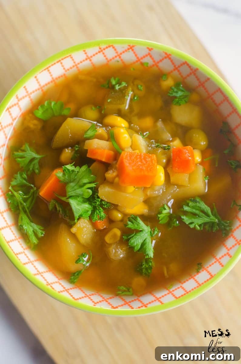 Corn and Zucchini Instant Pot Soup