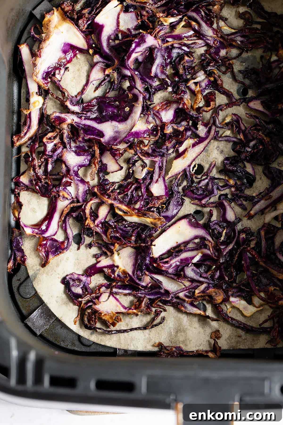 roasted red cabbage in air fryer
