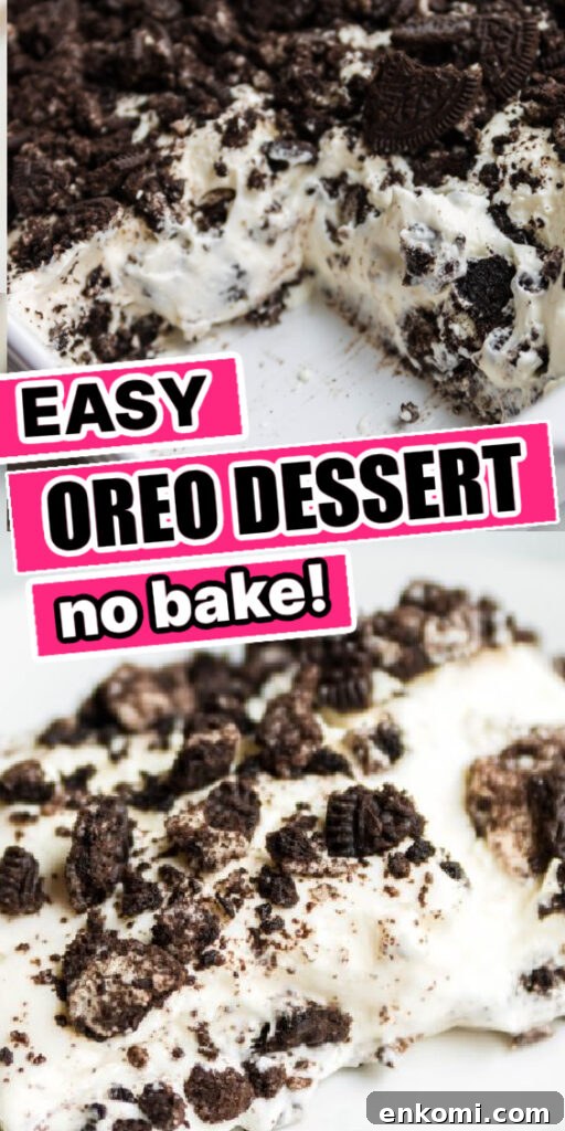 oreo dessert pinterest collage 