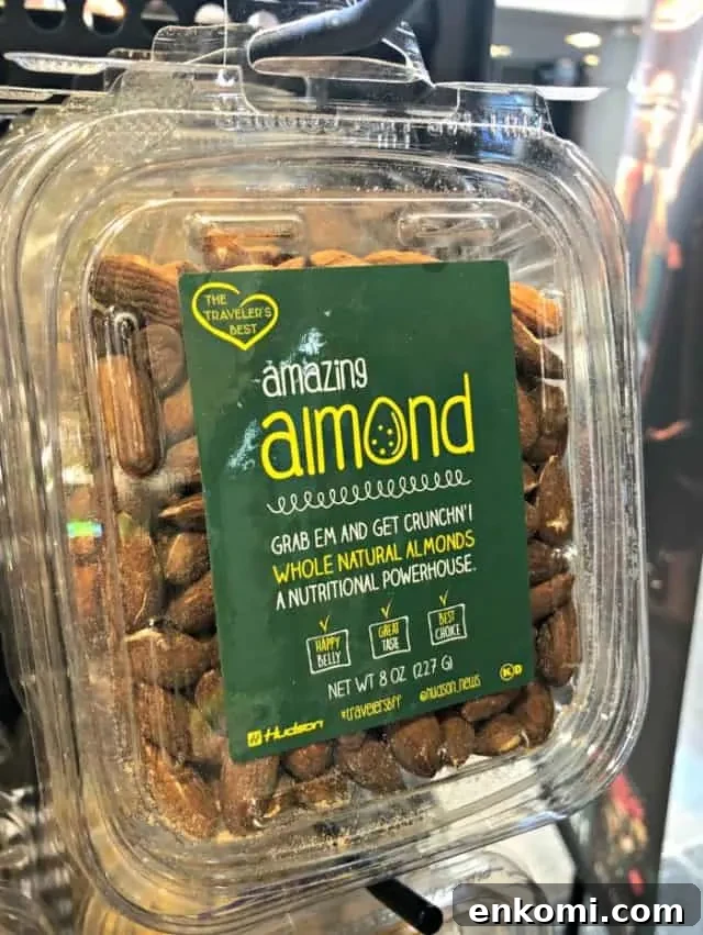 Keto-Friendly Airport Snacks for Low-Carb Travel 4 box of almonds