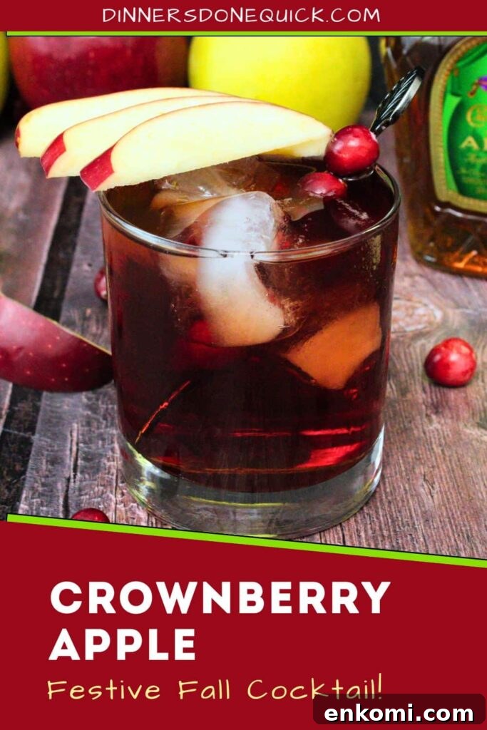 crownberry apple cocktail recipe dinners done quick pinterest