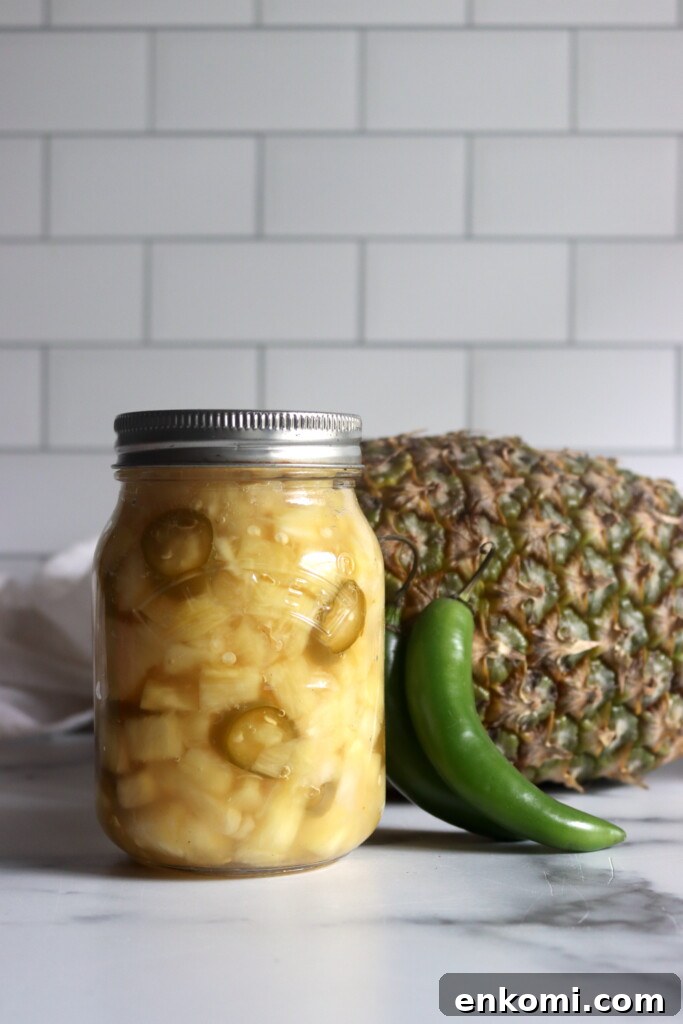 Spicy Pickled Pineapple