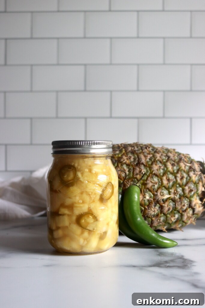 Spicy Pickled Pineapple