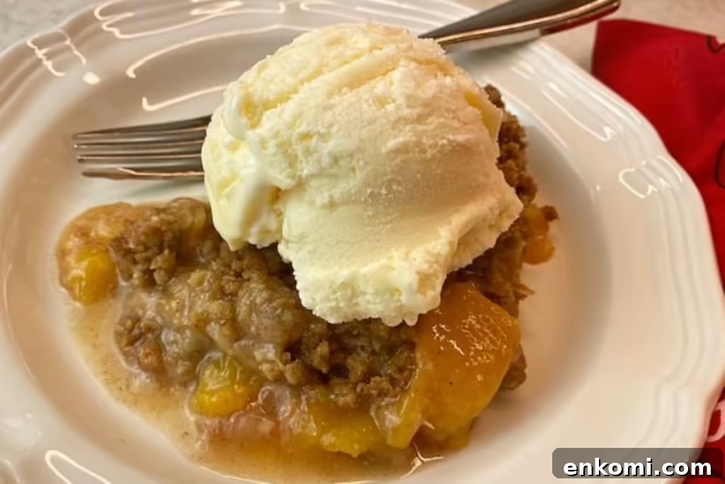 Make the Ultimate Fresh Peach Crisp Tonight 2 fresh peach crisp