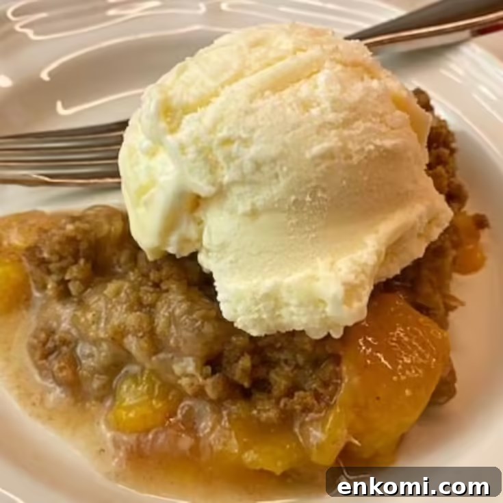 peach crisp