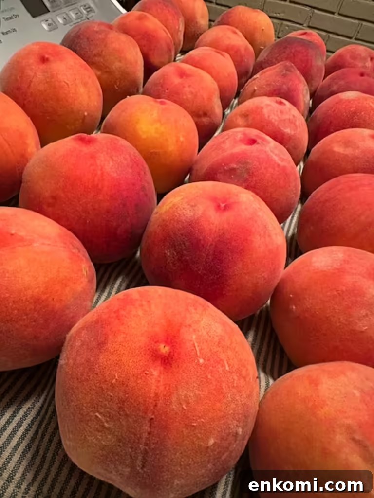 Make the Ultimate Fresh Peach Crisp Tonight 3 Palisade peaches