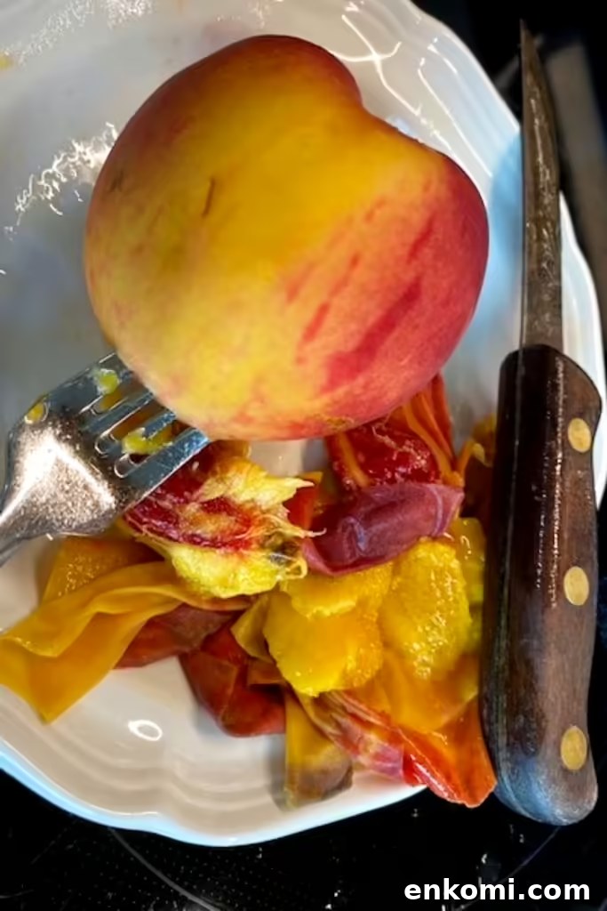 Make the Ultimate Fresh Peach Crisp Tonight 6 sliced peaches