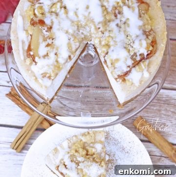 Vegan Apple Cheesecake