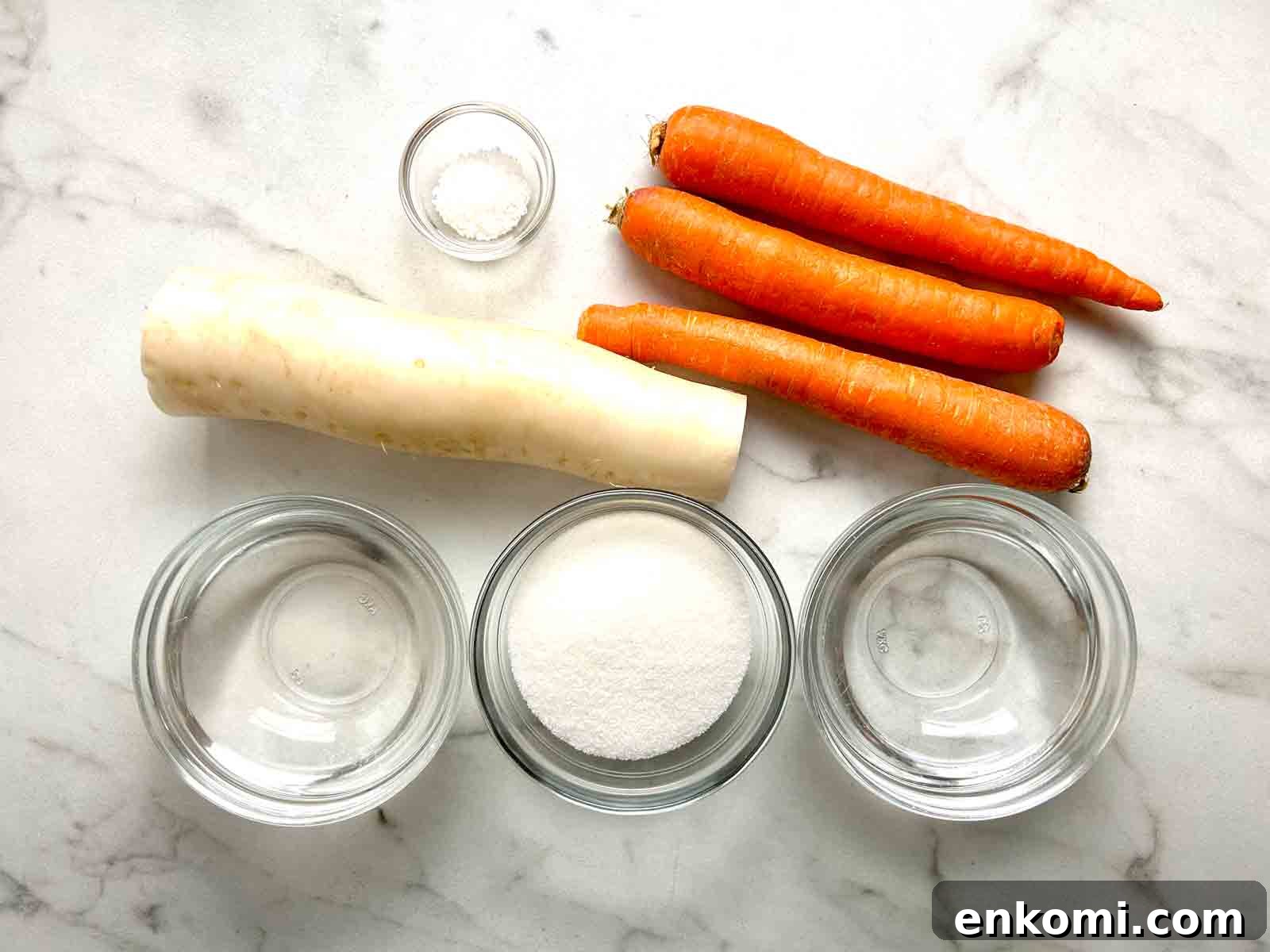 ingredients prepped in bowls.