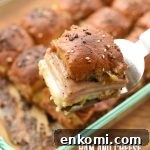 Cheesy Ham Sliders Recipe for Quick Party Sandwiches 8 ham and cheese sliders recipe | NoBiggie.net