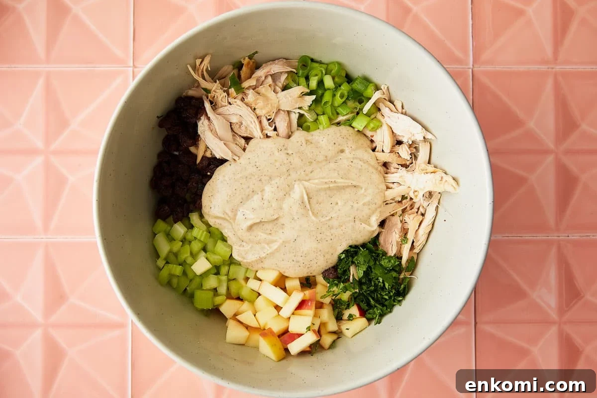 Curry Chicken Salad with Greek Yogurt and Apples 4 img 33108 3