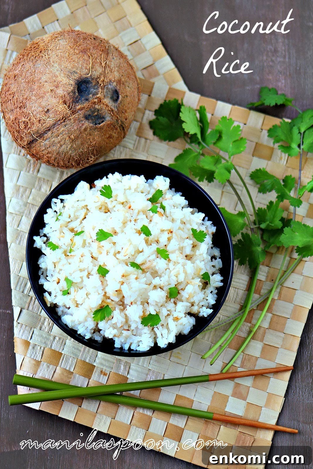 This coconut-flavored rice is deliciously healthy and a great and versatile side dish! Coconut Rice
