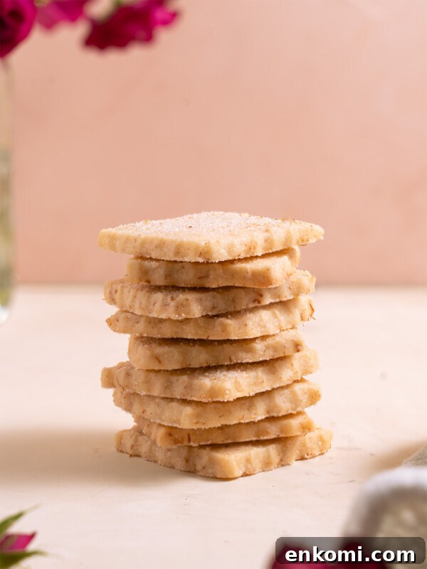 7 Wild Spring Flowers to Forage in the Pacific Northwest 17 A stack of rose shortbread cookies