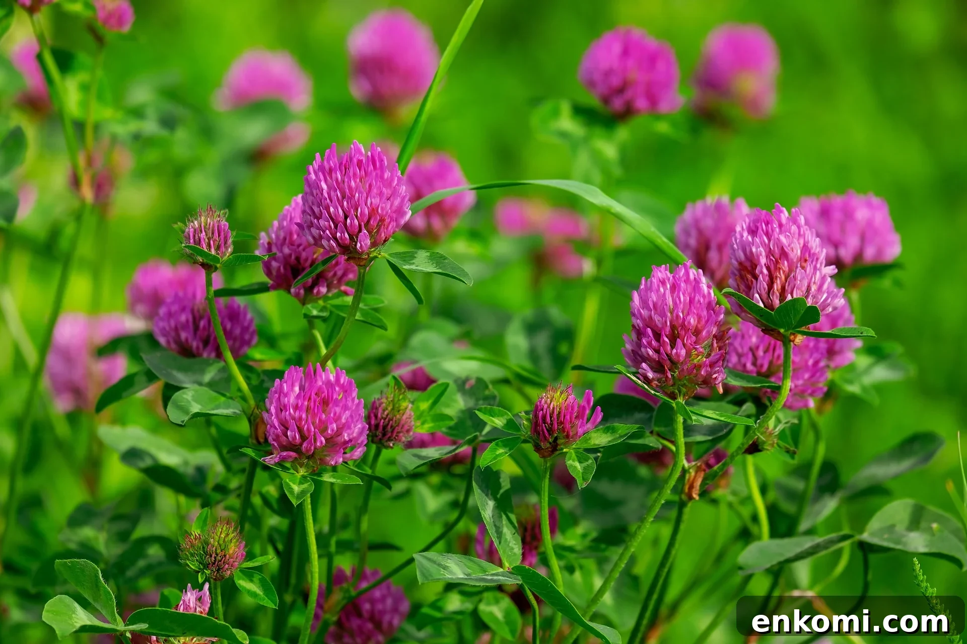 7 Wild Spring Flowers to Forage in the Pacific Northwest 37 Red clover flowers, a common edible spring flower