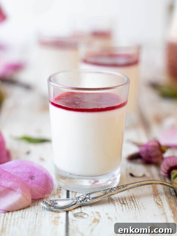 7 Wild Spring Flowers to Forage in the Pacific Northwest 9 Magnolia panna cotta in a small glass