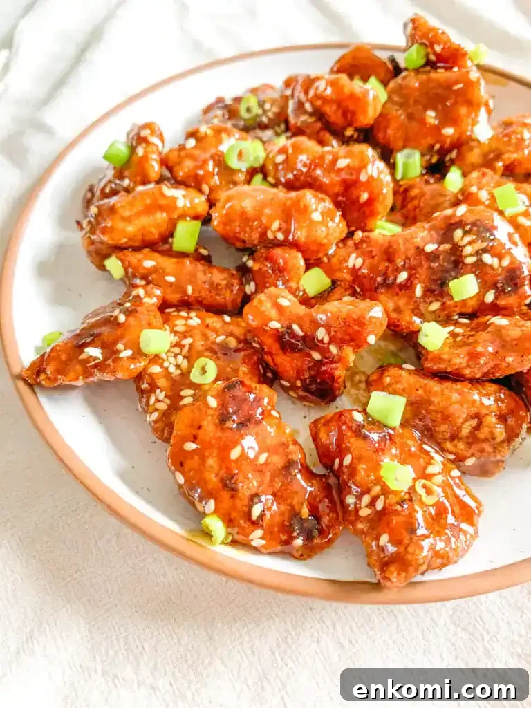 Baked General Tso's Chicken