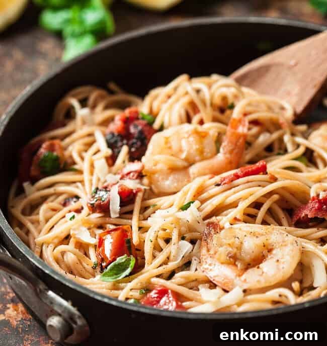 Skillet Shrimp Scampi Pasta