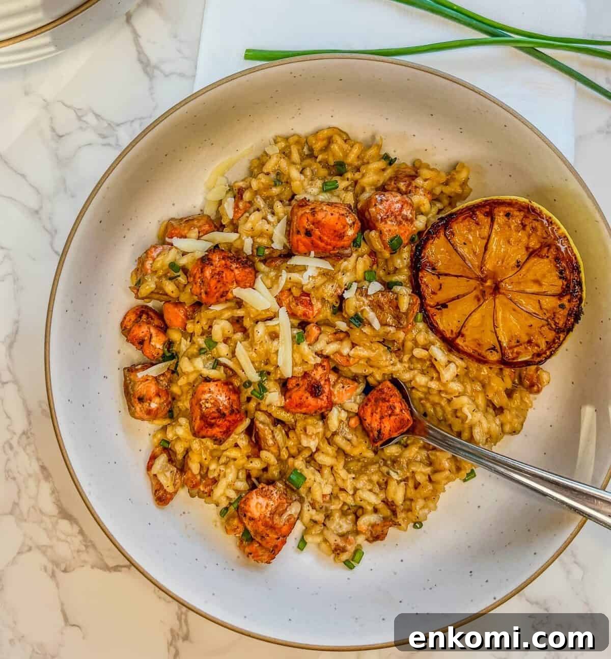 Salmon Lemon Risotto