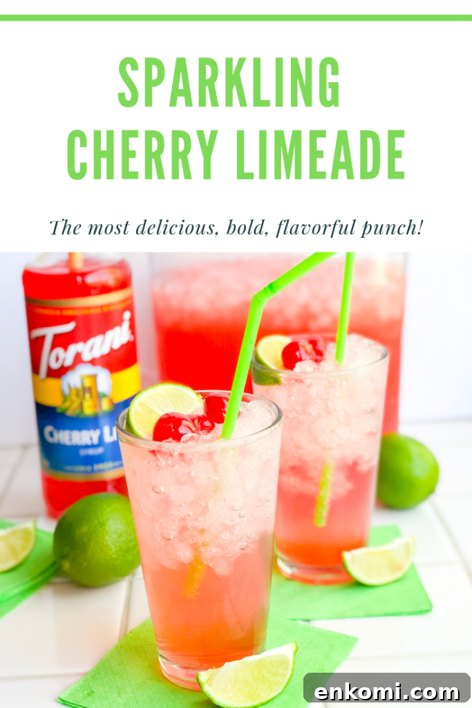 Sparkling Cherry Limeade Recipe: Refreshing Fizz with Fresh Lime 9 img 3969 8