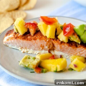 salmon with mango salsa recipe