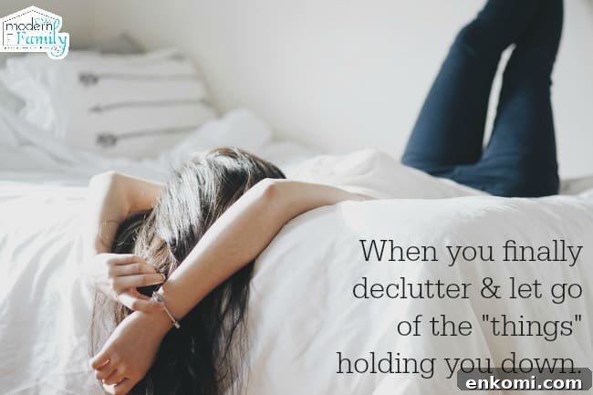 let go of clutter