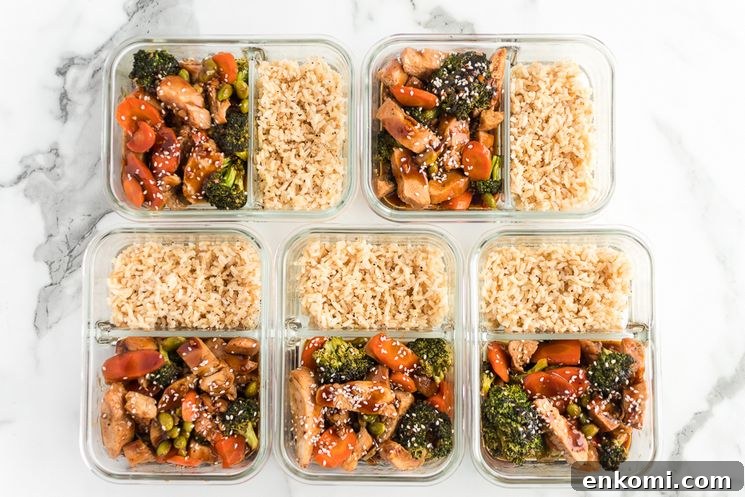 WW Teriyaki Bowls Meal Prep with Rice