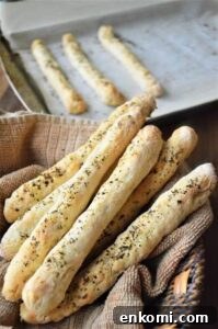 WW Italian breadsticks in basket