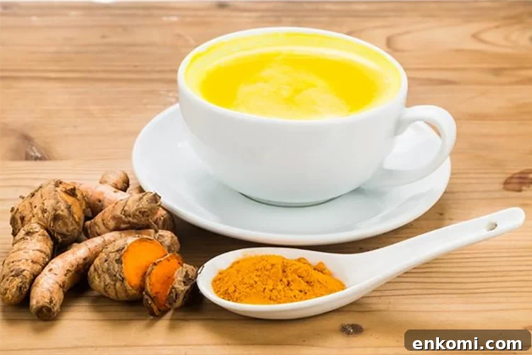 Top Teas That Help Support Weight Loss 5 Turmeric tea with fresh turmeric