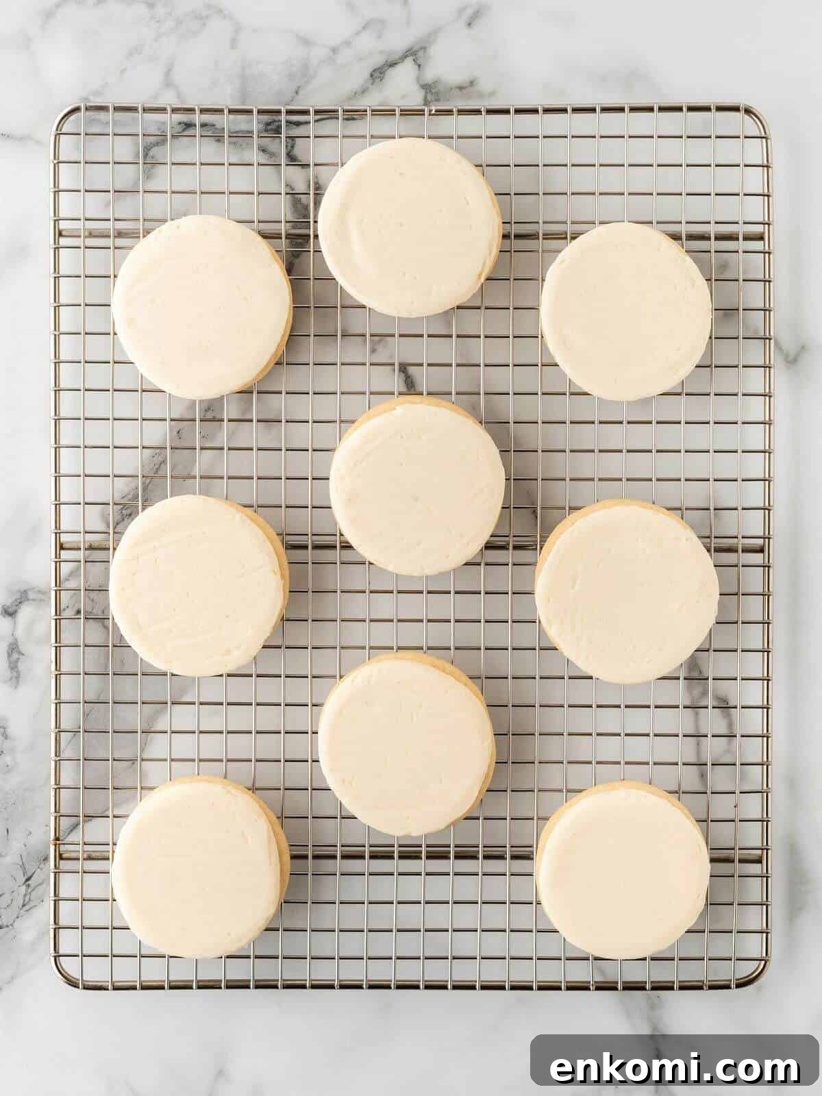 Baseball-Themed Sugar Cookies: Recipes and Decorating Tips 15 frosted sugar cookies on cooling rack