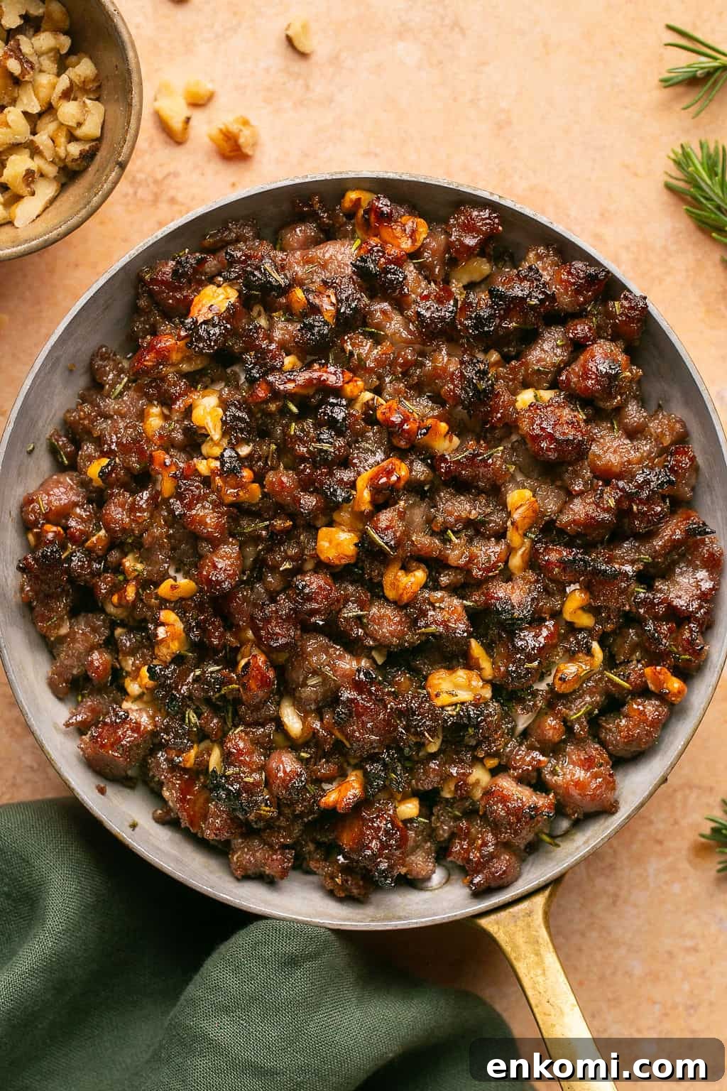 Baked Brie with Sausage and Honey Glaze 5 sausage baked brie