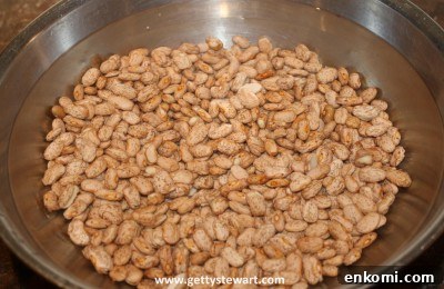 beans soaking overnight