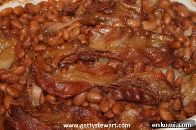 baked beans with bacon