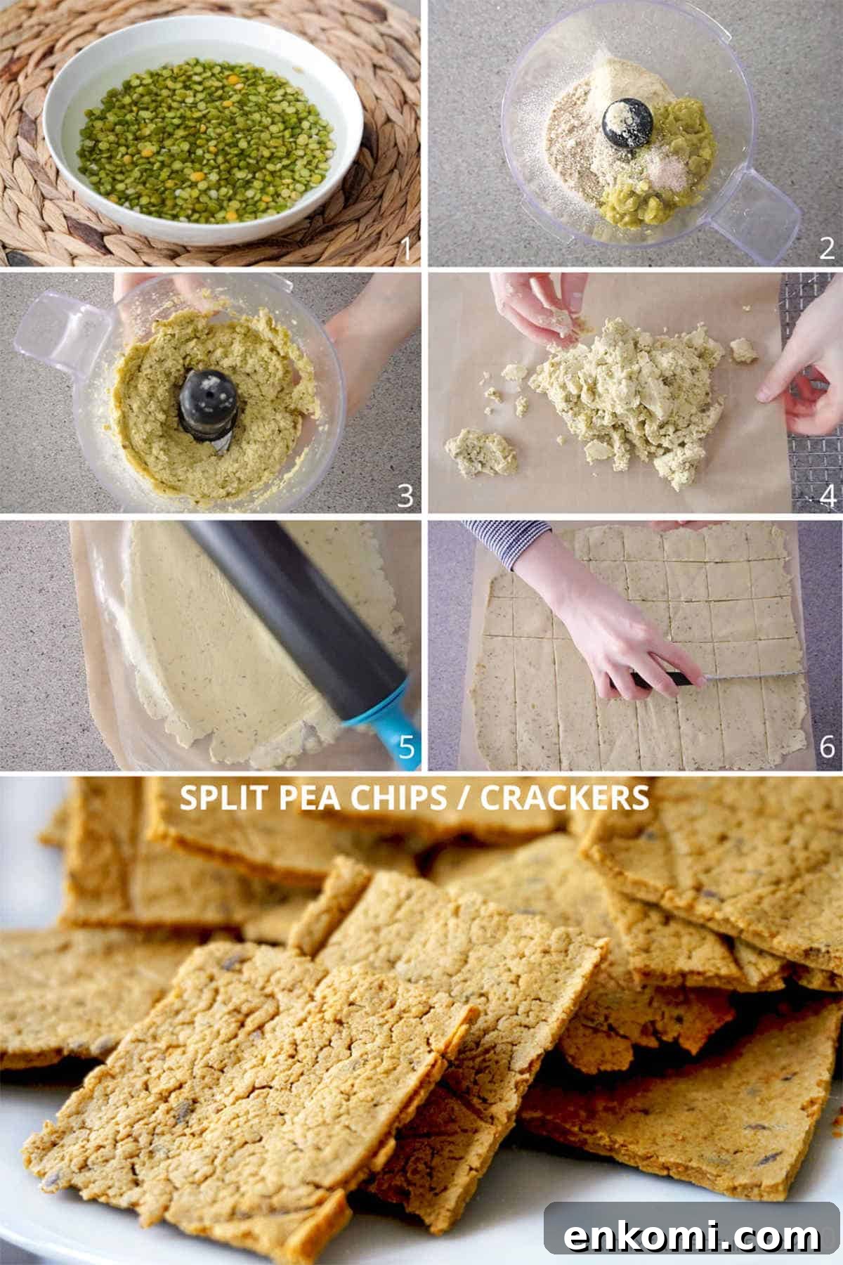How To Make Pea Crackers / Split Pea Crackers, Chips Recipe #vegan #glutenfree #crackers #splitpeas #splitpearecipes