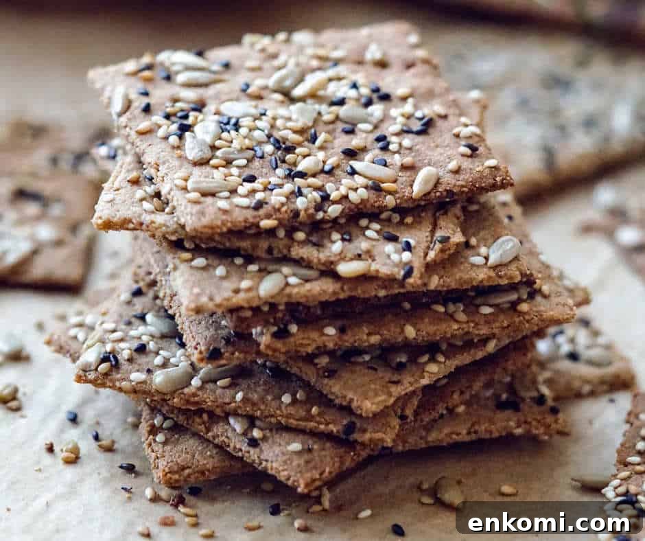low carb keto crackers recipe