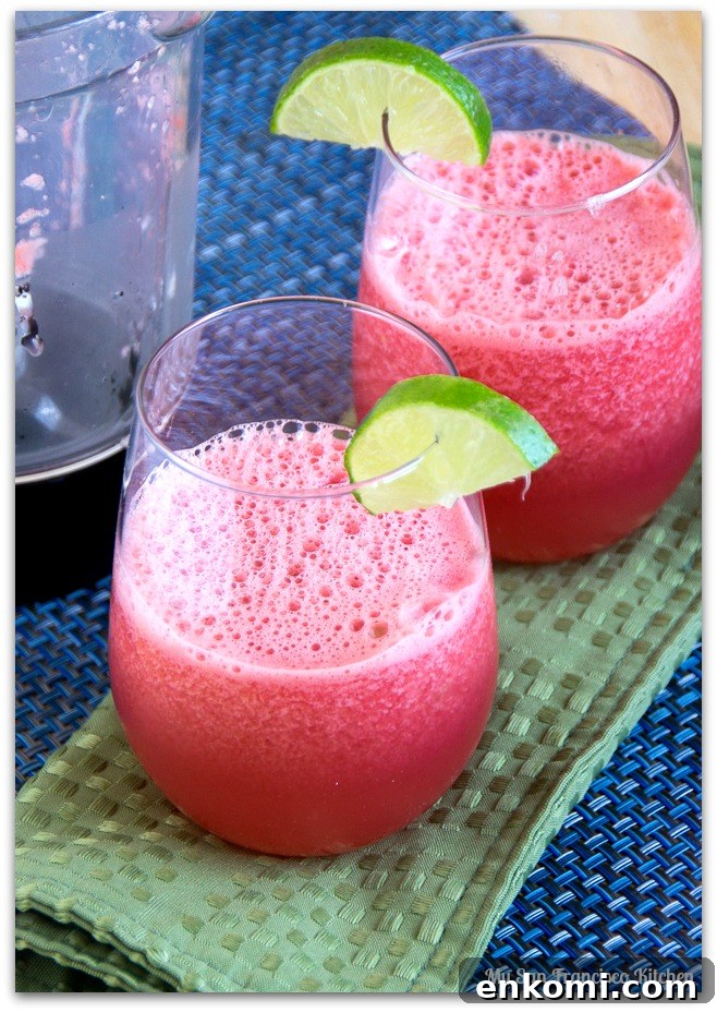 watermelon agua fresca