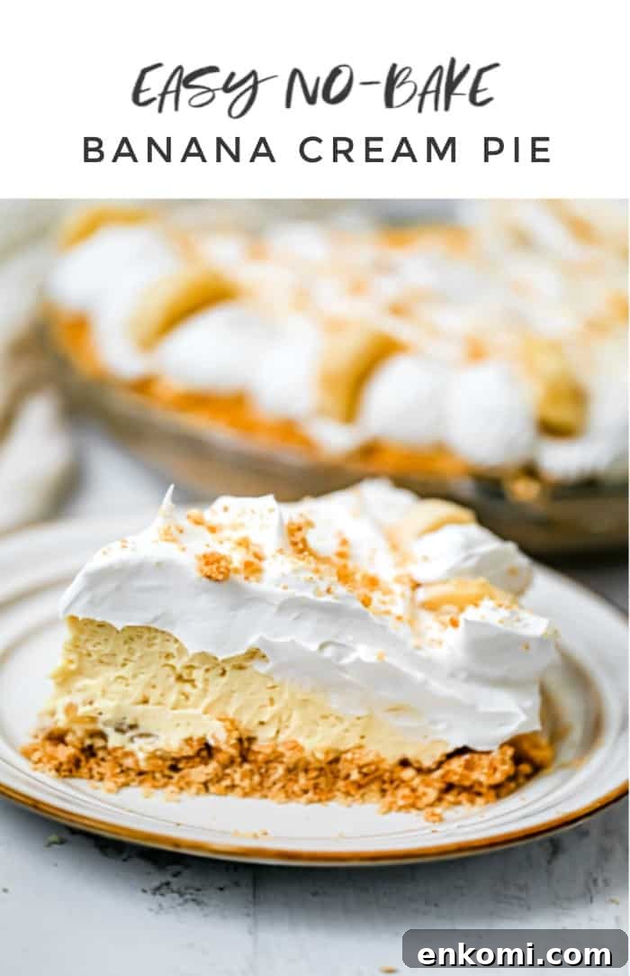 no bake banana cream pie recipe